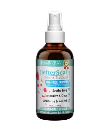 BetterScalp - Natural Scalp Support Remedy - All-Natural Liquid and Gentle, Non-Irritating Formula - Rose Water, Holy Basil, Neem & More!
