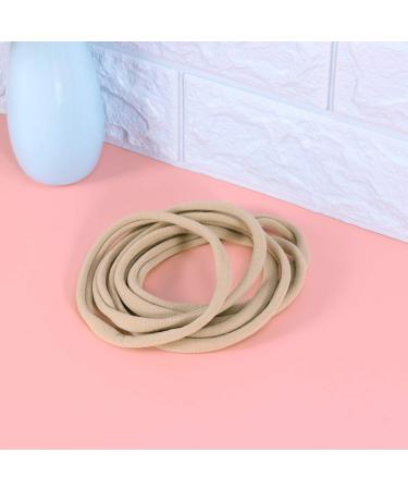 SOLUSTRE 20pcs Soft Nylon Headbands - High Stretchy Baby Hairbands for Newborns (Khaki) | DIY Headwear for Infants - International Shipping - Buy Online on GoSupps.com
