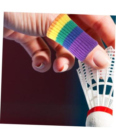 FRCOLOR 30pcs Rainbow Finger Cots & Splints | Anti-Skid Finger Covers & Thumb Sleeves for Sports | Elastic Finger Braces for Basketball & Wrist Support - Buy Online on GoSupps.com