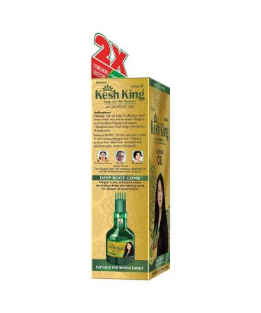 KESH KING Herbal Ayurvedic Hair Oil for Hair Growth 100 ML (Pack of 3) - Promotes Strong and Healthy Hair - Buy Online on GoSupps.com
