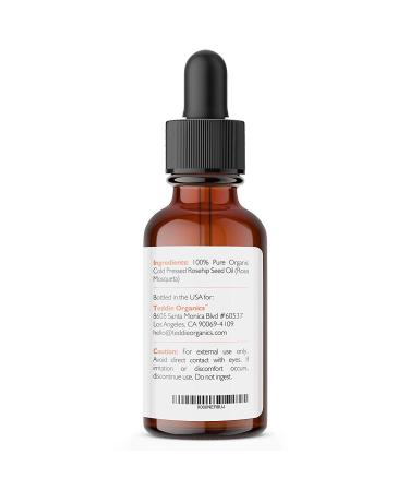 Teddie Organics Rosehip Seed Oil - 1oz Pure Rose Hip Oil for Face, Hair, and Skin - Carrier and Facial Oil - 1 Fl Oz - Buy Online on GoSupps.com