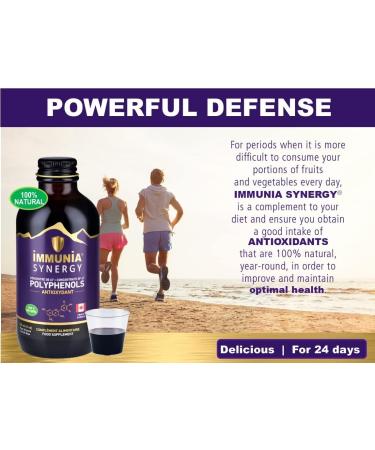 Immunia Synergy Elderberry Supplement for Immune Support - Antioxidant Rich Blend with Canadian Elderberries - Buy Online on GoSupps.com