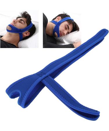 Anti Snore Chin Strap - Blue | Stop Snoring Jaw Support Belt for Men and Women - Buy Online on GoSupps.com