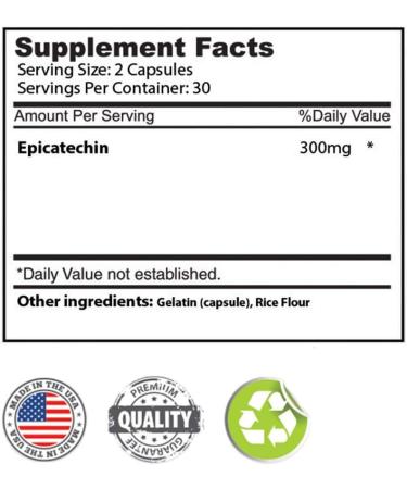EPICATECHIN 300mg - 60 Capsules by Body Essentials | Boost Muscle Growth Protein Synthesis & Strength | Lean Muscle & Fat Loss - Buy Online on GoSupps.com