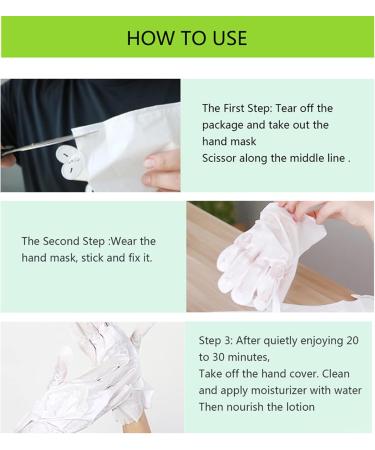 3Pcs Hand Moisturiser Gloves with Avocado Extract | Intense Hydration for Dry, Aging, and Cracked Hands | Whitening and Anti-Aging Hand Mask for Smooth, Nourished Skin - Buy Online on GoSupps.com
