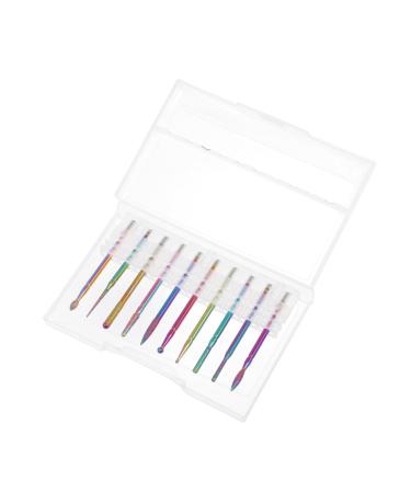 minkissy Faux Nails 1 Set Nail Polisher Nail Accessories Sander Tool Manicure Grinding Head Ceramic Nail Drill Bits Set Electric Nail File for Acrylic Nails Manicure Polishing Heads Clean medium As Shown
