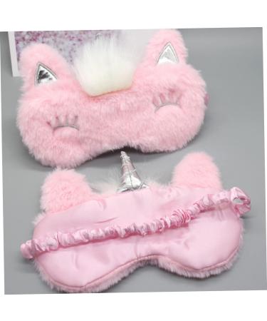 FOMIYES 10 Pcs Plush Eye Patches for Kids - Soft Car Eye Masks & Blindfolds - Cozy Sleep Patches in Fox Pink Hairy Design - Buy Online on GoSupps.com