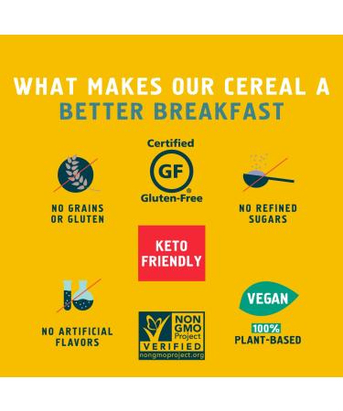 Seven Sundays Keto Rise & Shine Muesli - Strawberry Banana | 10 oz, 5G Net Carbs, Grain & Gluten Free, No Sugar Added - Buy Online on GoSupps.com