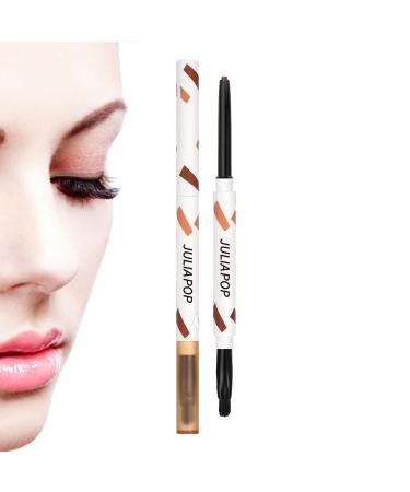 Eyeliner | Cream Gel Texture Multicolors Eyeliner Makeup with Brush | Quick Drying Eye Liner Long Lasting Eye Pencil Makeup Supplies Frifer Coffee Brown