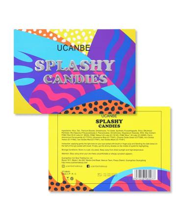 Ucanbe Splashy Candies Eyeshadow Palette - 54 High Pigment Metallic & Matte Shades for Stunning Eye Looks | International Shipping Available - Buy Online on GoSupps.com