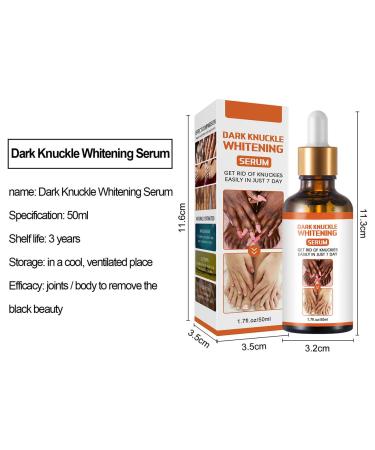 Dark Knuckle Whitening Serum 1.7 Fl Oz - Repair Melanin, Lighten Skin & Remove Darkening - Body Bleaching for Knuckle Elbows - Buy Online on GoSupps.com