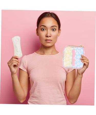 Plafope Women s Tank & Pillow Bag Set - Portable Lipstick & Cosmetic Bags for Menstruation - Fashionable Yarn Thorn Design - 2 Pieces - Buy Online on GoSupps.com