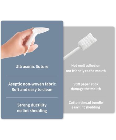 Sanfe Elephant Baby Finger Toothbrush & Dry Wipes Combo | Gentle Tooth & Gum Cleaning | Baby Tongue Cleaner | For 0-36 Months | 30ct (Dry Finger cots) - Buy Online on GoSupps.com