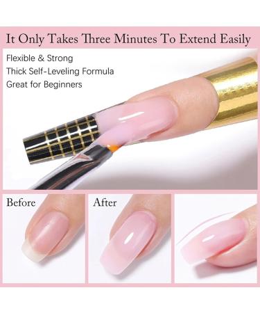 Light Pink Builder Nail Gel 150g Hard Gel for Nails Large Capacity Nail Strengthen Gel for Extending & Broken Nails Repair Strengthen Nail Gel for Nail Art Manicure for women and girls - Buy Online on GoSupps.com