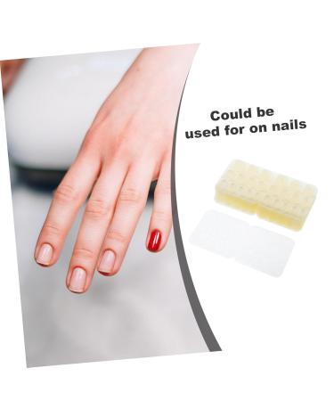 POPETPOP 50 Sheets fake nail stickers fake nail glue film nail glue for press on nails jelly double side nail sticker Silica gel false nail glue jelly glue nail glue gel glue - Buy Online on GoSupps.com