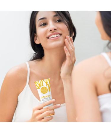 Brightening Scrub - Orange Body Scrub & Skin Exfoliator - Natural Moisturizing & Rejuvenating Body Scrub Undiluted Gentle Undiluted for Full Body Face Teksome - Buy Online on GoSupps.com