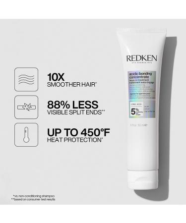 Redken Bonding Set for Damaged Hair | Acidic Bonding Concentrate | Repair & Strengthen Hair Bonds | 10.1 Fl Oz - Buy Online on GoSupps.com