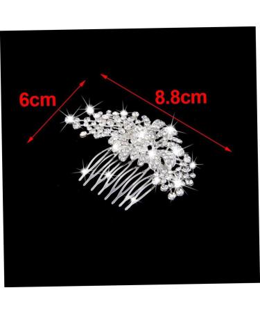 Ipetboom Bridal Wedding Hair Comb Floral Rhinestone Hair Pin Bride Hair Comb Wedding Rhinestone Hair Comb - Buy Online on GoSupps.com