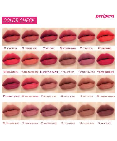 Peripera Ink the Velvet Lip Tint Liquid Lip - 030 CLASSIC NUDE (0.14 fl oz) - Buy Online on GoSupps.com