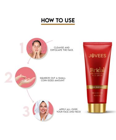 Jovees Bridal Face Cream 60g - Skin Brightening and Nourishing Formula - Buy Online on GoSupps.com
