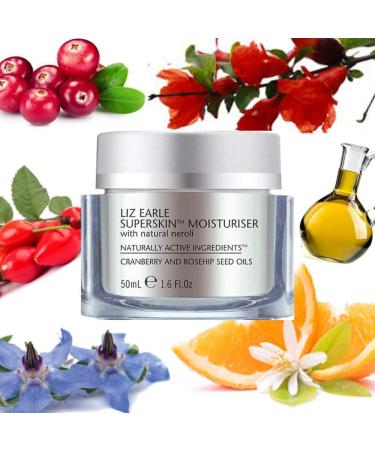 Liz Earle Superskin Moisturiser With Natural Neroli 50ml Jar For A Youthful Radiant Face - Buy Online on GoSupps.com