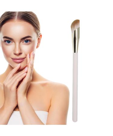 Foundation Makeup Brush - Ultra Thin Blending Professional Brush - Angled Concealer Light Weight Rhombic Liquid Touch Brush - Silky Bristles Tool For Business Trip - Home - Dormitory And Travel concealer brush