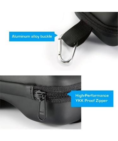 PROHAPI Snow Goggles Case - Semi Hard EVA Ski Goggles Case with Aluminum Strap, Proof Zipper - Lightweight Travel Bag - Buy Online on GoSupps.com