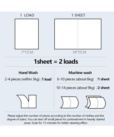 Detergent Sheets - 60pcs High Concentrated Liquidless Washing Sheets | Cleaning Laundry Strips for Home Hotel Dorms Camping Wooloo - Buy Online on GoSupps.com