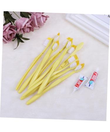 Gatuida 30 STK Bristle Toothbrush Set - Travel & Hotel Disposable Toothbrushes for Adults | Premium Travel Kit - Buy Online on GoSupps.com