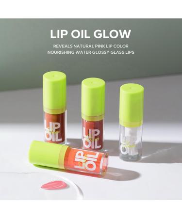 Erinde Plumping Lip Oil 103 Sweet - Hydrating Vegan Tinted Gloss | Non-Sticky Moisturizing Lip Oil with Big Brush Head - Buy Online on GoSupps.com