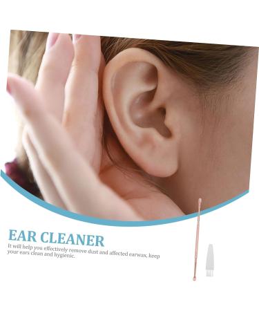 Rose Gold Spiral Ear Cleaner Tool - Stainless Steel Ear Pick for Earwax Removal | Reusable Outdoor Ear Accessory - 13X0.5CM - Buy Online on GoSupps.com
