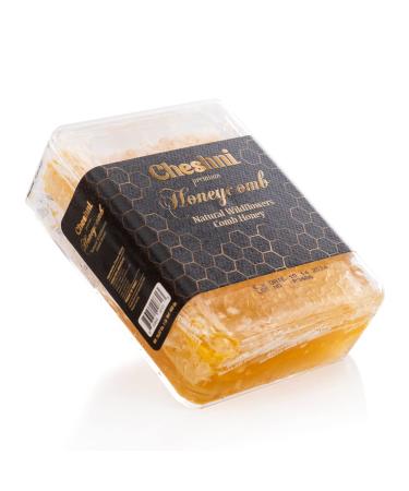 CHESHNI Premium Natural Honeycomb, 100% Pure Gourmet Honey Comb From the Turkish Mountains - 16 Oz (Ships in Gift Box) 1 Pound (Pack of 1)