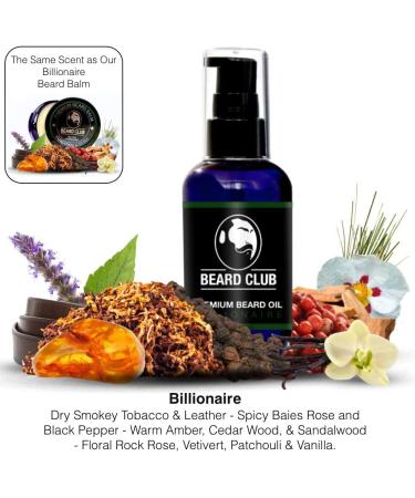 Beard Club Billionaire Beard Oil for Men - 100ml | Premium Beard Care & Grooming - Buy Online on GoSupps.com