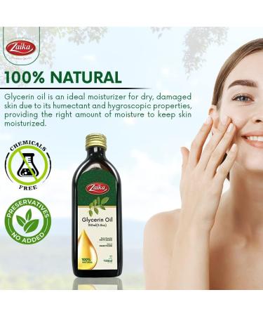 Zaika Glycerine Liquid 150ml - All-Natural & Organic Oil - Essential Oils - Buy Online on GoSupps.com