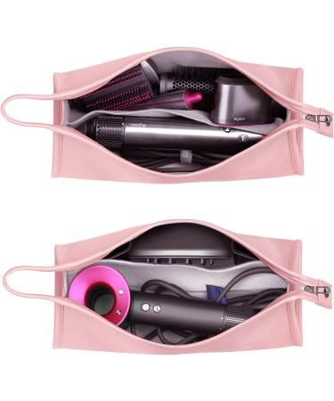 Travel Case for Airwrap/Curling Iron Portable Hair Dryer Carrying Bag Waterproof Storage for Supersonic Styler Accessories Protection Organizer (Pink) - Buy Online on GoSupps.com