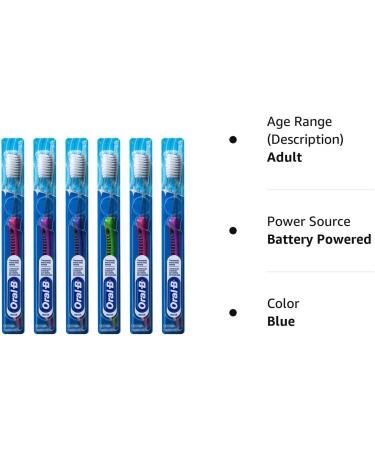 Oral-B Indicator Sensi-Soft Toothbrush for Sensitive Teeth 35 Extra Soft - Pack of 6 - Buy Online on GoSupps.com