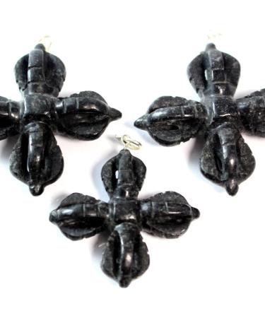 Panotophia Tourmaline Amulet - Dorje Vajra Gemstones Pendulum for Radiesthesia & Subtle Energy Measurement | International Shipping Available - Buy Online on GoSupps.com