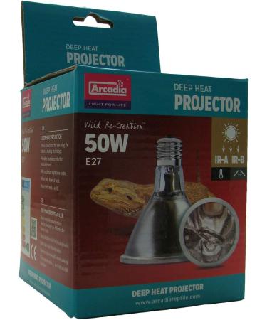 Lucky Reptile RARHP50 Deep Heat Projector 50 W for E27 Sockets - Buy Online on GoSupps.com