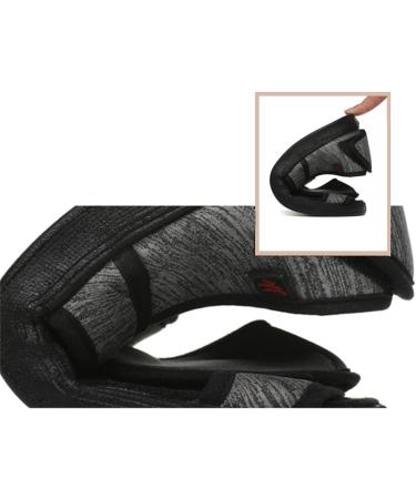 Women's Diabetic Fish Mouth Shoes - Comfortable & Breathable Adjustable Footwear for Edema & Swollen Feet (Size 6.5, Crystal Silver) - Buy Online on GoSupps.com
