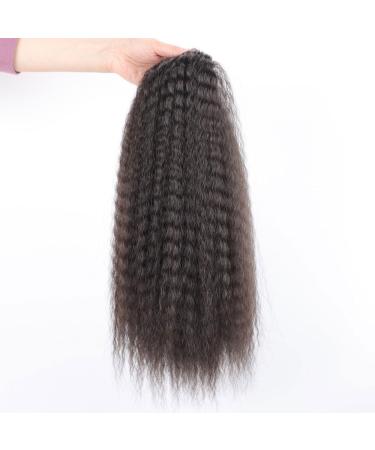 XXAD553TY Hair High Puff Afro Hairpiece Fake Synthetic Drawstring Ponytail Elastic Hair Extension For Women Kinky Curly Ponytail Synthetic(Black 22inches) 22inches Black - Buy Online on GoSupps.com