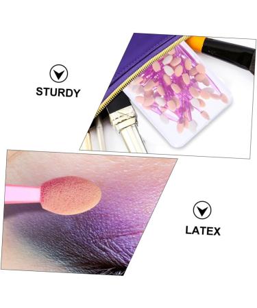 VINTORKY 50pcs Double Ended Eyeshadow Brush Fan Makeup Brush Makeup Eyeshadow Eye Primer Brush Pink Plastic - Buy Online on GoSupps.com