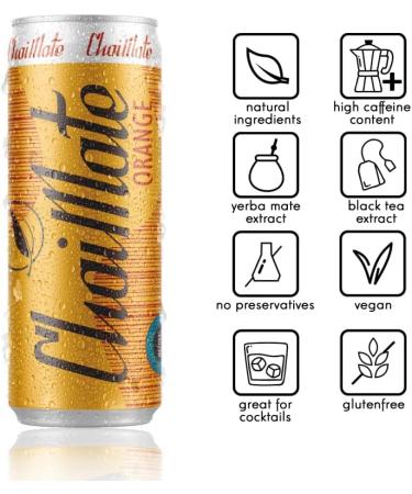 ChaiMate + ChaiKola Natural Cola Nuts Yerba Mate Tea Energy Drink Plant Based Soda Pack 12 x 330ml cans (Mix Flavours) - Buy Online on GoSupps.com