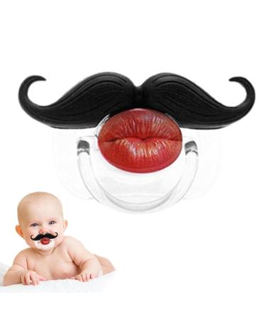 Vincenten Mustache Pacifier for Toddlers | Cute & Novelty Beard Soother | Safe & Soft for Babies - Unisex - Buy Online on GoSupps.com
