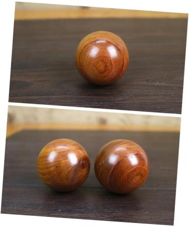 Beaupretty 3 Couples Chinese Massage Balls | Asian Meditation & Hand Exercise Stress Relief Tools for Adults | Wooden Wrist Balls for Health - Buy Online on GoSupps.com