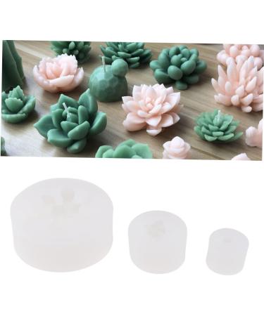 STOBOK 9 Pcs Cake Decorating Tool Fondant Cake Stencil Resin Silicone Molds Succulent Candle Mold Soap Molds Succulent Cake Pendant Molds for Resin Jewelry Resin Mold White Juicy Mousse Whitex3pcs Mx3pcs - Buy Online on GoSupps.com