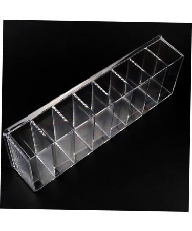 FRCOLOR Clear Storage Box & Stand for Hair Clipper Teasing Comb Beard Blade - Organizer Tray for Barber Accessories - 24.8x8.5cm - Buy Online on GoSupps.com