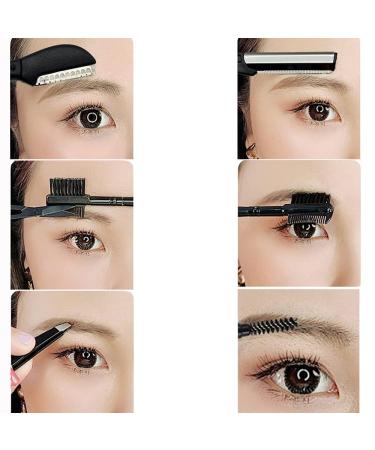 Shop 8-in-1 Eyebrow Set - Multi-Purpose Eyebrow Razor Scissors Tweezers & Brush for Women | Exquisite Storage Bag | International Shipping Available - Buy Online on GoSupps.com
