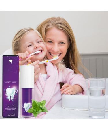 Whitening Toothpaste for Deep Stain Removal | Purple Tooth Whitening Formula for White Teeth - Buy Online on GoSupps.com