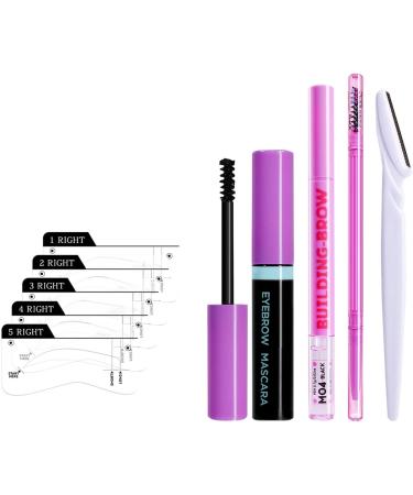  Fmzrbnih Eyebrow Makeup Kit Eyebrow Set with Eyebrow Card - Waterproof and Break-Resistant Eye Makeup Kit. The makeup kit includes mascara and an eyebrow card. - Buy Online on GoSupps.com