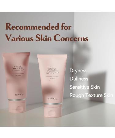 Elishacoy Moist Up Purifying Foaming Facial Cleanser Oil Free Face Wash for Sensitive Skin with Niacinamide Deep Pore Cleansing Korean Skincare 150g 5.29oz - Buy Online on GoSupps.com